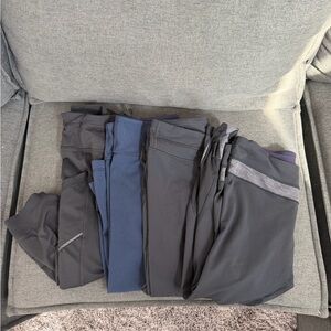 Lululemon Mixed Womens Active Leggings - Black & Navy